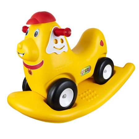 Balansoare si Leagane - Catel Balansoar 2 In 1, 75.5x37.5x53 cm , galben