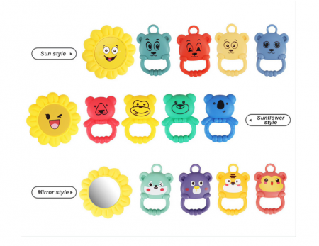 Centru de activitati pentru bebelusi, Multifunctionala 4 in 1 cu muzica si lumini, covoras interactiv , 5 jucarii senzoriale, pentru baieti si fete, 0 luni+ [1]