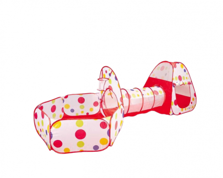 Centru de joaca 3 in 1, pentru copii, Cort, Tunel, Tarc, Dimensiune 220x90x120 cm [4]