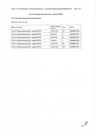 Centura postnatala cu intaritura laterala Babyono 511 XS [4]