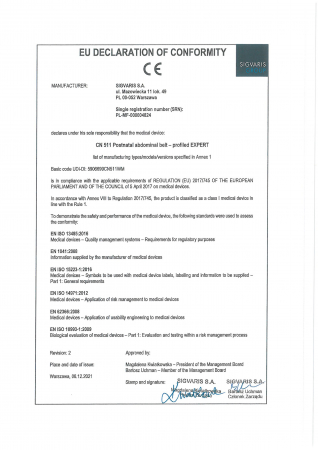 Centura postnatala cu intaritura laterala Babyono 511 XS [3]