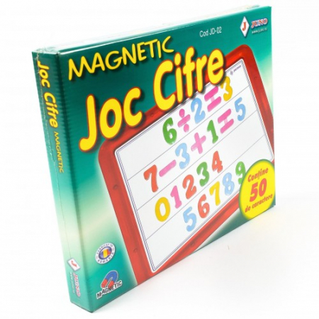 Jucarii tip Montessori - CIFRE MAGNETICE - 50 CARACTERE - JUNO