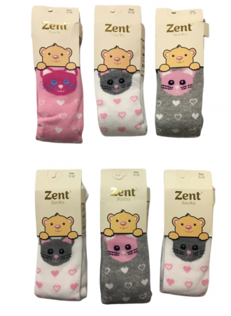 Ciorapi - Ciorapi, tip dres, 0-6 luni, flausati