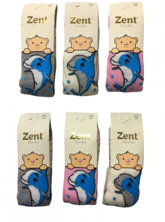 Ciorapi, tip dres, 0-6 luni, flausati [1]