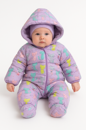 Combinezon bebe, imblanit, model pisicuta [1]