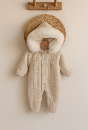 Combinezon imblanit la interior, cu gluga cu blana [1]