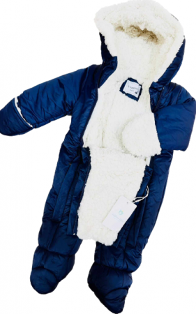 Combinezon termic pentru bebe,bleumarin [1]