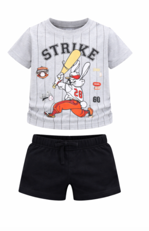 Trening - Compleu 2 piese, de vara, Bunny, Gri