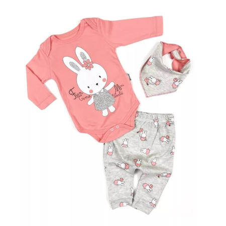 Set nou nascut - Compleu 3 piese cu body