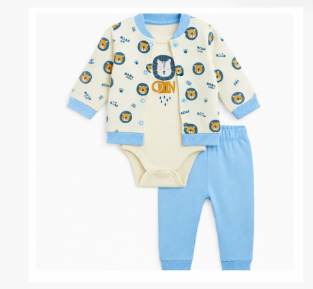 Costumase - Compleu 3 piese, cu body, Eu sunt regele