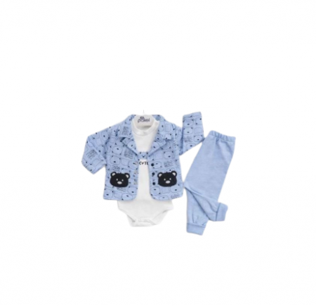 Costumase toamna-iarna - Compleu 3 piese, ursuletii fratiori