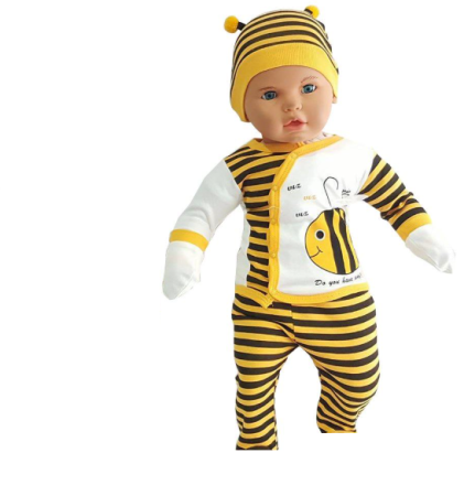 Set nou nascut - Compleu 3 piese, Albinuta