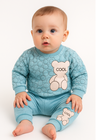 Costumase toamna-iarna - Compleu copii, Cool, 6 luni