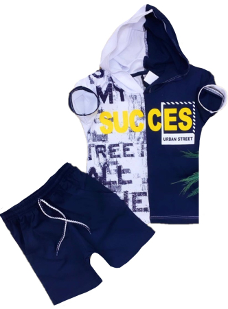 Costume - Compleu copii Model urban neon alb