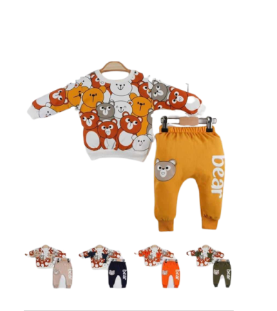 Costumase toamna-iarna - Compleu copii,ursuletii jucausi