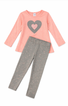 Haine fete - Compleu cu inimioare