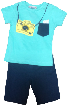 Haine baieti - Compleu de vara,cu buzunar