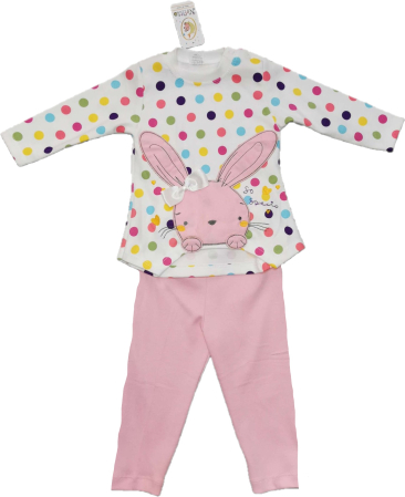 Trening - Compleu iepuras cu bulinute