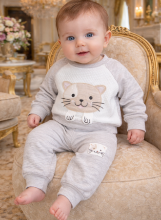 Haine bebe baietei - Compleu sport, Pisoi