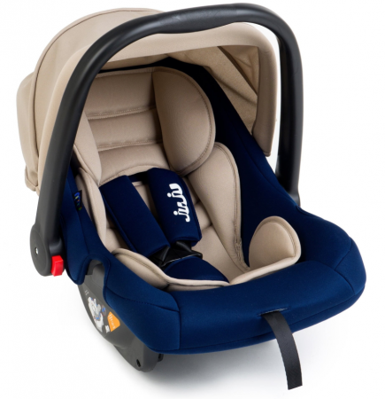 Pentru bebe - Cos Auto Juju Baby Boo, Bej-Bleumarin
