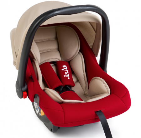 Pentru bebe - Cos Auto Juju Baby Boo, Bej-Bordo