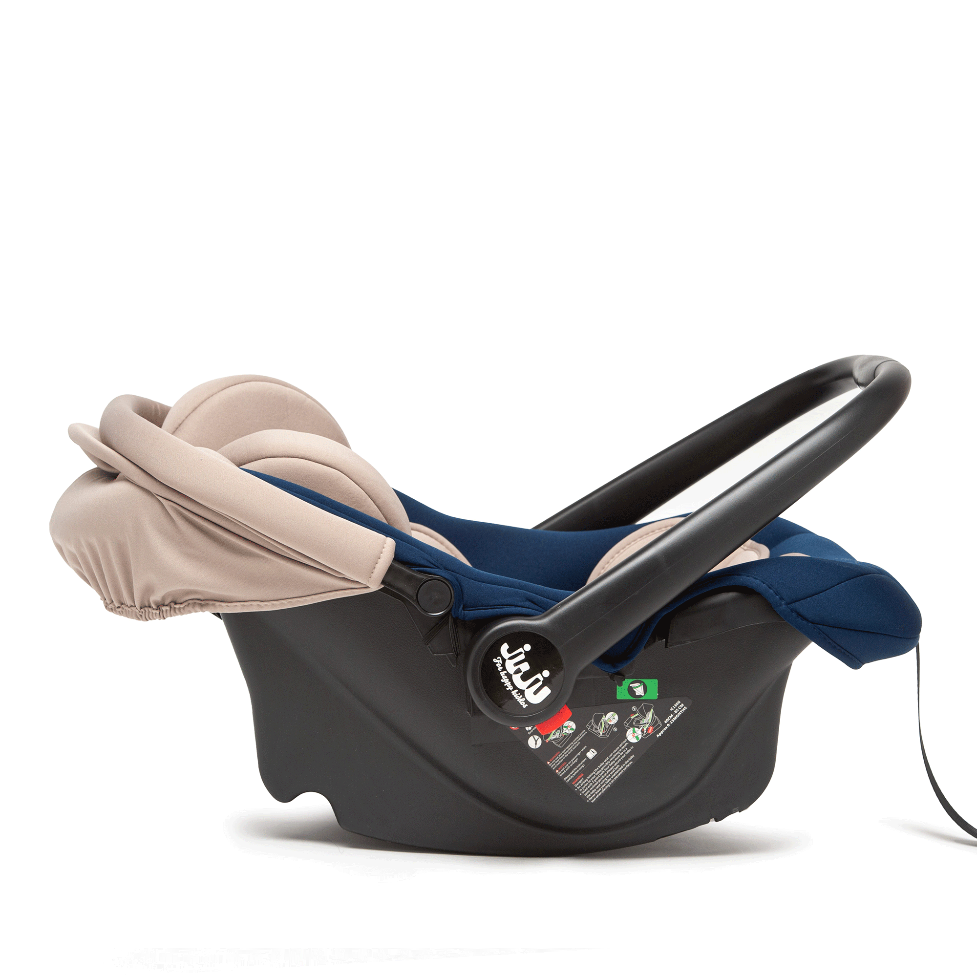 Cos Auto Juju Baby Boo i-Size, Bej-Bleumarin [4]