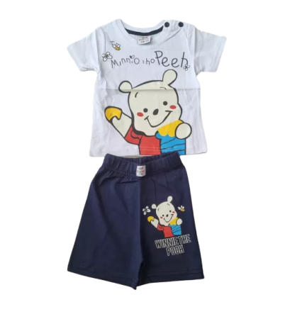 Haine bebe baietei - Costum de vara,Winnie The Pooh