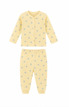Costumase - Costumas bebe, imprimat, Galben