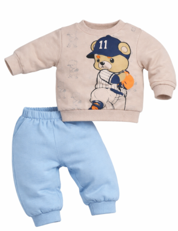 Costumase - Costumas copii, ursulet cu sapca, bleu