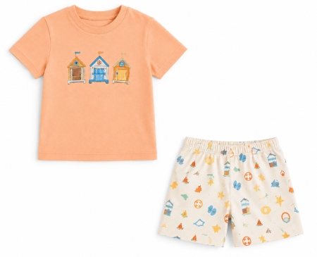 Set nou nascut - Costumas de vara, My Home, Orange