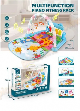 Covoras de joaca - Covoras arcada bebelus cu pian si lumini - Animalut