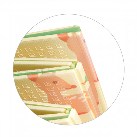 Covoras educativ din spumă XPE 180 x 200 cm Babyono, Cu doua fete [3]