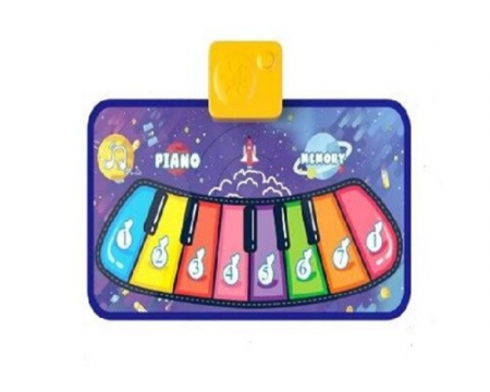 Centre de activitati - Covoras muzical pian Lumea Cosmosului, 46 cm