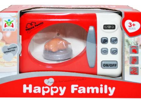 Jucarii role-play copii - Cuptor cu microunde de jucarie cu baterii