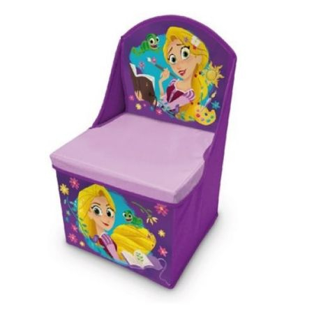 Cos depozitare jucarii - Cutie scaun depozitare jucarii Rapunzel