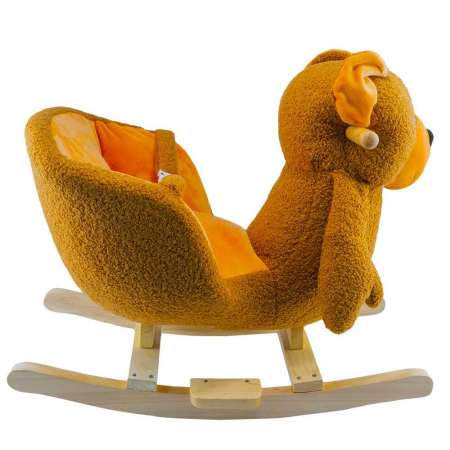 Balansoar Pentru Bebelusi, Ursulet, Maro, 60x34x45 Cm [1]