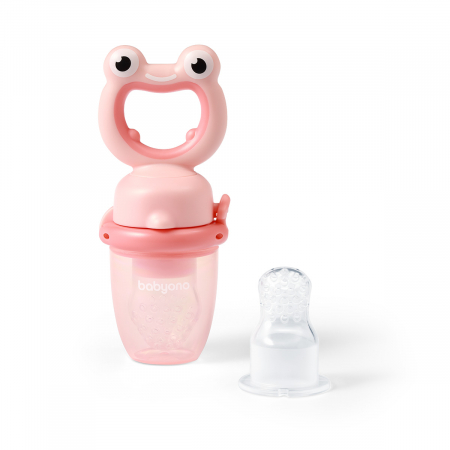 Dispozitiv hranire copii cu rasucire Babyono broscuta roz [10]