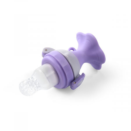 Dispozitiv hranire copii cu rasucire Babyono floare mov [10]