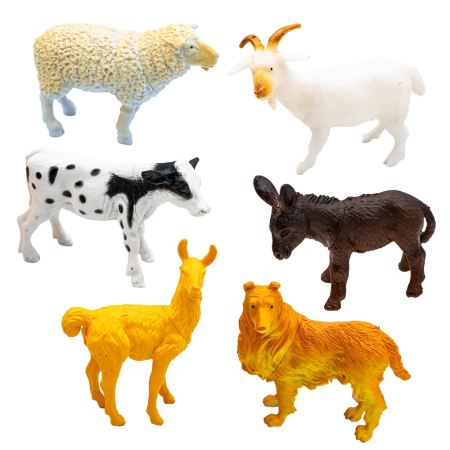 Figurine - Figurine animale domestice, 6 buc/set