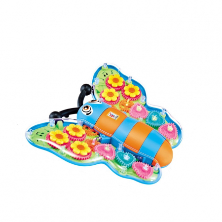 Jucarii tip Montessori - Fluturas muzical si cu lumini stroboscopice