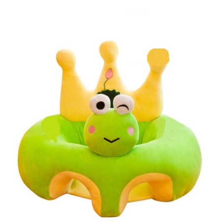 Mobilier camera copii - Fotoliu bebe din plus cu spatar si suport de picioare ,broscuta