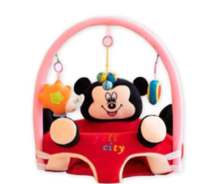 Fotoliu bebe din plus cu spatar si suport de picioare, Mickey Mouse [1]