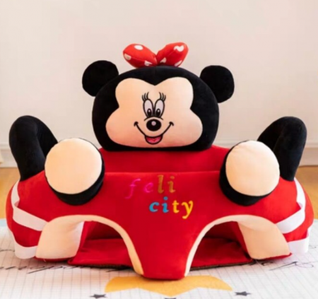Mobilier camera copii - Fotoliu bebelusi cu manere, din plus , Minnie Mouse