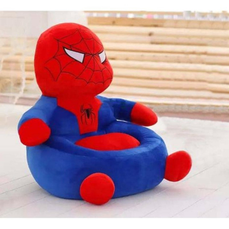 Mobilier camera copii - Fotoliu din plus Spiderman 50x50 cm,Albastru / Rosu