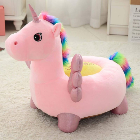 Mobilier camera copii - Fotoliu Din Plus Unicorn Curcubeu