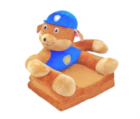 Mobilier camera copii - Fotoliu, extensibil, Patrula catelusilor, Chase, 80x45x40cm, Albastru Maro