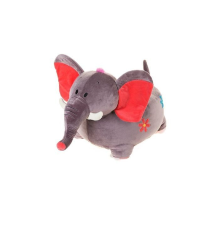 Mobilier camera copii - Fototliu din plus,Bubu-Still, Model animalut, ,50 x 60 x 38 cm, gri roz,Elefantel