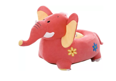 Mobilier camera copii - Fototliu din plus,Bubu-Still, Model animalut, ,50 x 60 x 38 cm, roz,Elefantel