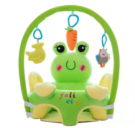 Mobilier camera copii - Fototliu din plus,Bubu-Still, Model animalut, ,50 x 60 x 40 cm, albastru,broscuta cu arcada de jucarii