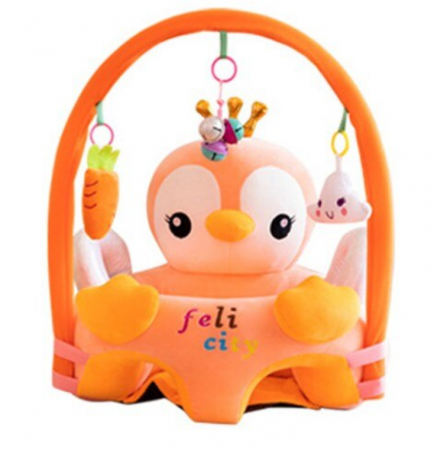 Mobilier camera copii - Fototliu din plus, Bubu-Still, Model animalut, 53 x 53 x 50 cm, pinguin cu arcada de jucarii